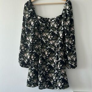 oak+ fort floral dress
